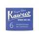 thumbnail image 2 of Cartuchos de tinta Kaweco Royal Blue Short, tamaño internacional, 6 unidades, 2 of 3