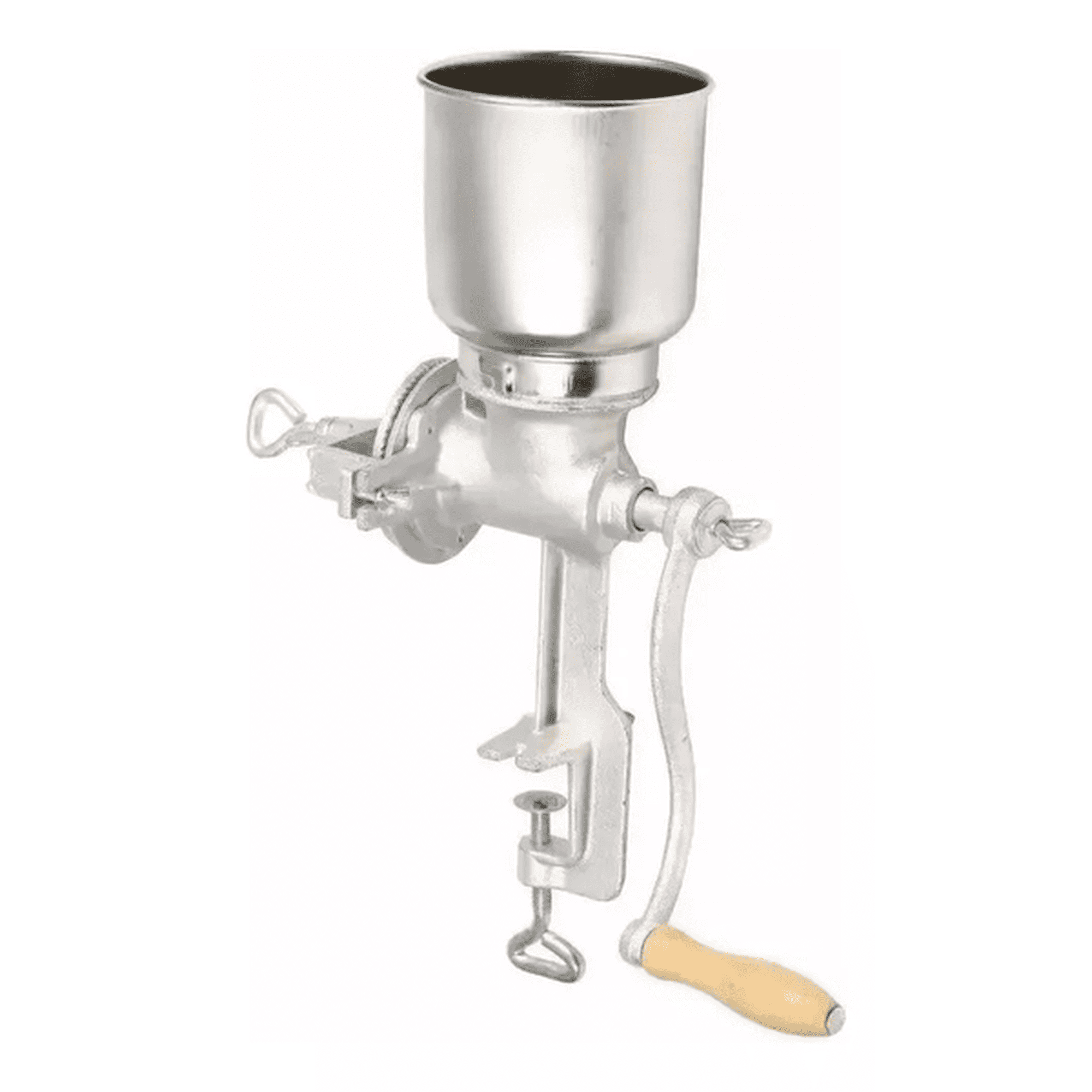 Genérico - Molino Manual Metálico Choclo Maíz Café Color Plata