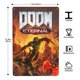 thumbnail image 3 of Doom Eternal Cartel de metal, decoración de pared con cartel de metal personalizado, regalos para aficionados, amigos, familia y seres queridos 30x20 cm, 3 of 6