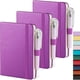 thumbnail image 1 of Set de 3 cuadernos A6 NIRMIRO color púrpura con bolígrafos, 1 of 6