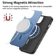 thumbnail image 4 of Magnetic Slim Case for Google Pixel 8A with Camera Guard & Anti-Scratch Back Blue, 4 of 6