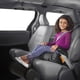 thumbnail image 2 of Reposapiés para asiento de auto Swanoo de cuero negro con correas ajustables, 2 of 6