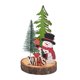 thumbnail image 2 of Decoración De Mesa Navide?a De Madera, Decoración De Mesa Para Vacaciones, Chimenea, Hogar, Mu?eco De Nieve, 2 of 5