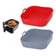 thumbnail image 1 of X2 Forro De Freidor Forro De Silicona Air Fryer Cuadrado, 1 of 12