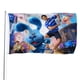 thumbnail image 1 of Las Pistas de Blue Bandera impresa con temática, regalo perfecto para fanáticos, amigos y familiares, y adecuada para actividades al aire libre e interiores, decoraciones de fiesta. 60*90CM, 1 of 6