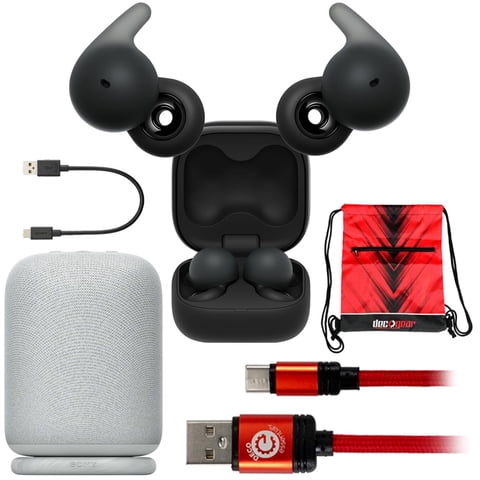 Audífonos Inalámbricos Sony Linkbuds Open Wfl910/B Negro