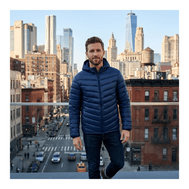 Chaqueta Parka Térmica Negra Comodidad y Calce Perfecto