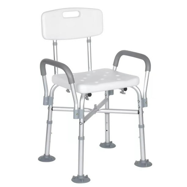 Silla De Ducha Aluminio Base Reforzada Bariatrica Portatil Lider