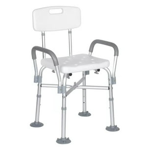 Genérico - Silla De Ducha Aluminio Base Reforzada Bariatrica Portatil