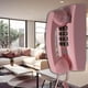 thumbnail image 2 of Teléfono de pared GHYTMTHOT con cable, fijo, montaje en pared, rosa, 2 of 6