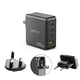thumbnail image 1 of Cargador MINIX USB C de 100 W, 4 puertos USB-A/C, plegable, rápido, PPS Gan, 1 of 6