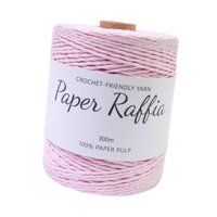 Magideal - Hilo De Rafia Cinta De Papel Cuerda Para Tejer Cordón Para Ganchillo Hilo Para Artesanía Material De Papel Suave Adecuado Para Bolsos De Playa Y Sombr Rosa Claro