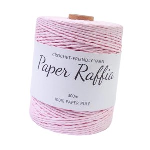 Magideal - Hilo De Rafia Cinta De Papel Cuerda Para Tejer Cordón Para Ganchillo Hilo Para Artesanía Material De Papel Suave Adecuado Para Bolsos De Playa Y Sombr Rosa Claro