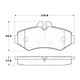 thumbnail image 3 of Pastillas Freno para auto Mercedes Benz G500 1990-2018 Trasero, 3 of 5