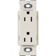 thumbnail image 1 of Receptáculo dúplex Lutron CARS-15-TR-LA 15A Light Almond, 1 of 2