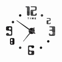 Estilodomus - Reloj Diy 3D Grande Para Armar Negro
