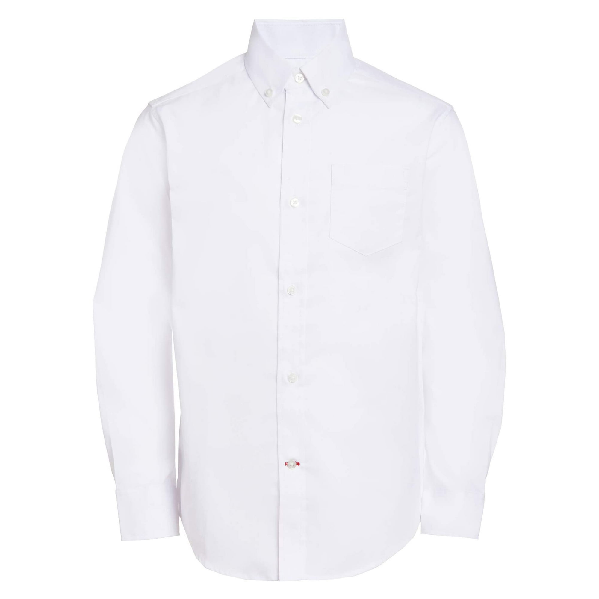 Camisa Oxford De Manga Larga Tommy Hilfiger Para Niños, Talla 10, Color Blanco