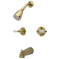 Grifo Para Bañera Y Ducha Kingston Brass Kb242Pl De Latón Pulido