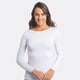 thumbnail image 1 of Polera Blanca Bambú Talla Unica Mujer, 1 of 3
