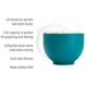 thumbnail image 5 of Popcorn Popper Goodful, de silicona, plegable, color verde azulado, 5 of 9