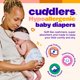 thumbnail image 3 of Pañales Desechables The Happy Hues Cuddlers Talla 1 Paquete de 120, 3 of 9