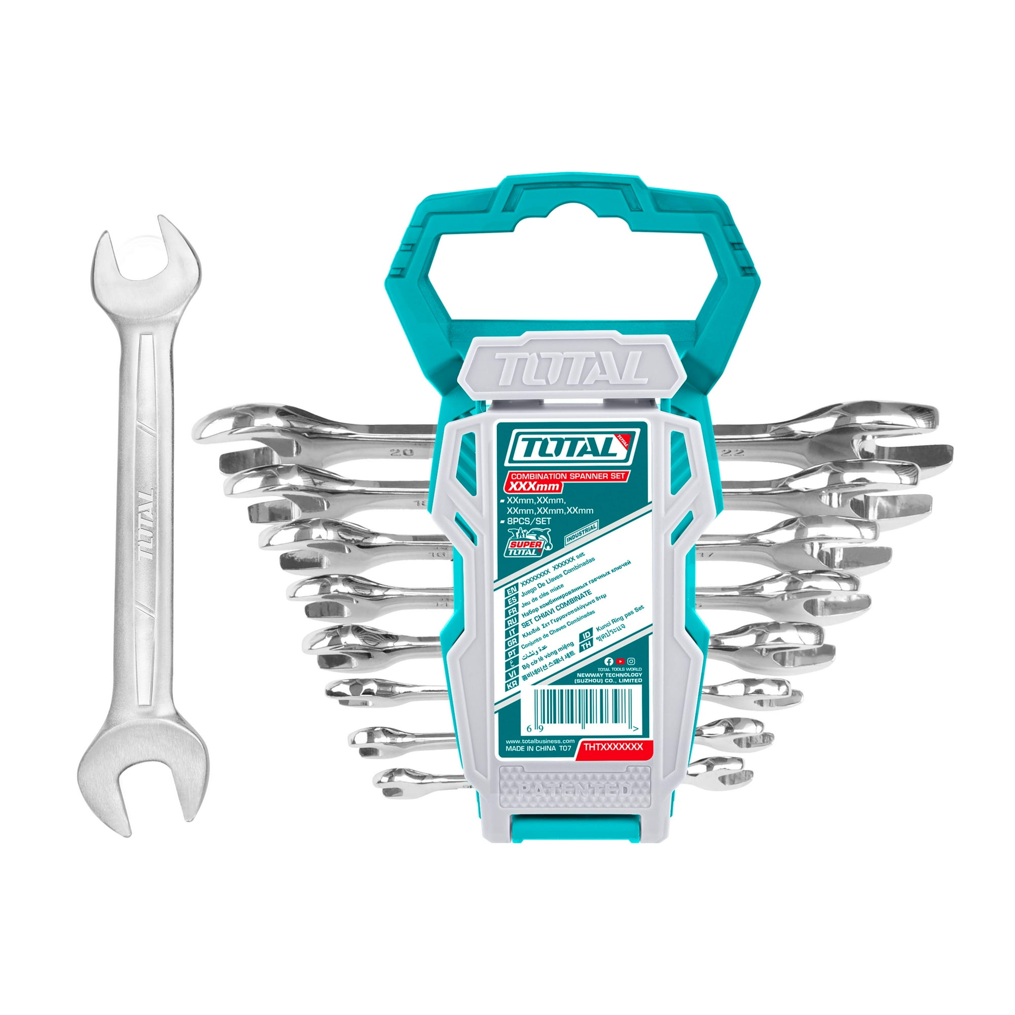 Juego Llave Punta Corona 8 Piezas 6-22 Mm Total