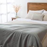 Zahr - Chalon De Lana Escoces 125 X 170 Gris Claro