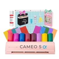 Silhouette America - Kit Cameo 5 Alpha Rosa Kit Insumos ´Curso Y Marcadores De Regalo