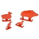 thumbnail image 1 of 4 Uds. De Objetivos De Práctica De Tiro Con Silueta De Mini Animal De Acero Al Carbono, 1 of 5