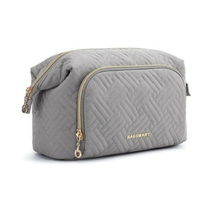 Bagsmart Cosmetiquero Tejido De Viaje Gris