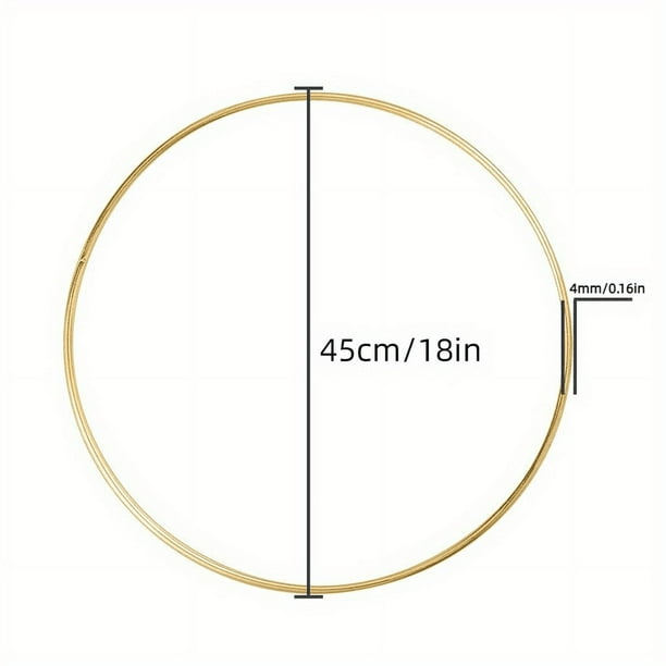1pc, Metal Rings, For Crafts Dream Catcher Rings Metal Hoops Macrame Ring, Golden Macrame And Dream Catcher Supplies, Centerpiece Table Decorations, Home Decor, Room Decor, Party Decor, Wedding Suppli