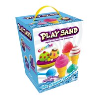 Fliperex - Set De Arena Magica Infantil Con Accesorios Y Moldes Variado Celeste