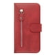 thumbnail image 3 of Funda con Cremallera para Samsung Galaxy S20 Ultra, Carcasa Cartera de Cuero PU con Soporte y Tarjetero, 3 of 5