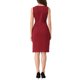 thumbnail image 3 of INSPIRE CHIC Vestido de Mujer para el Trabajo Vuelta al Cole Atuendo de Maestra Elegante Sin Mangas Ajustado Lápiz Vestidos S Rojo, 3 of 6