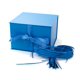 thumbnail image 1 of Caja de Regalo Hallmark 18 cm Azul con Papel Desmenuzado, 1 of 5