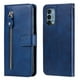 thumbnail image 5 of Funda con Cremallera para OnePlus Nord 200 5G, Carcasa Cartera de Cuero PU con Soporte y Tarjetero, 5 of 6