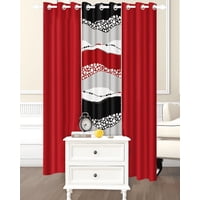 Todostore - Cortinas De Tela 3 Paños 97X220Cm