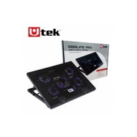 Base Ventilador Notebook 12-17″ 5 Ventiladores Utek Ut-Ntc050