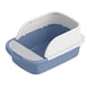 thumbnail image 2 of Caja De Arena Para Gatos, Inodoro, Portátil, Gran Espacio, Antisalpicaduras, Bandeja Semicerrada, Azul52cmx36cmx21.5cm, 2 of 6