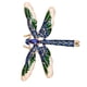 thumbnail image 5 of Broche De Libélula Antigua Insignia Ramillete Diamantes De Imitación Regalo De Joyería Azul, 5 of 5