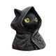 thumbnail image 3 of Figura De Gato Encapuchado, Decoración De Halloween Para Estanterías, Escritorios, Fiestas, Ojos Amarillos, 3 of 5