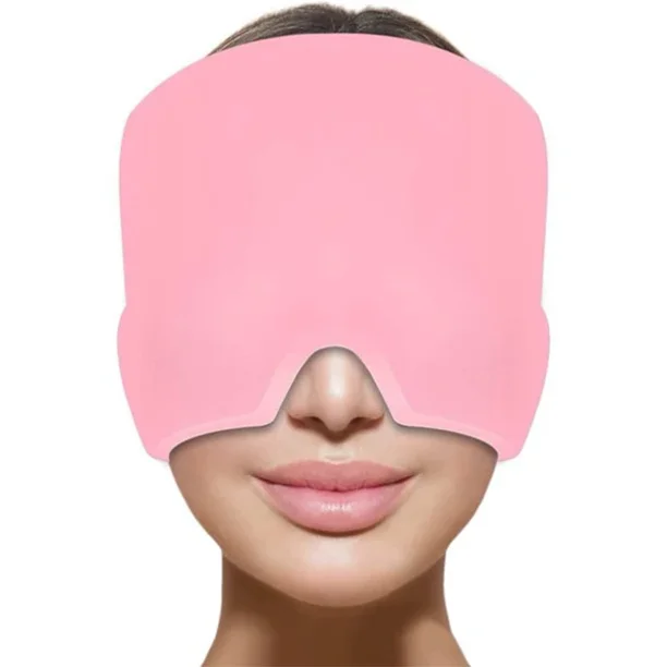 Gel Cold Headache Ice Cap Migraine Relief Pressure Relaxation Pain Head Heat Treatment Eye Mask Stress Pain Relief Sleep Tool