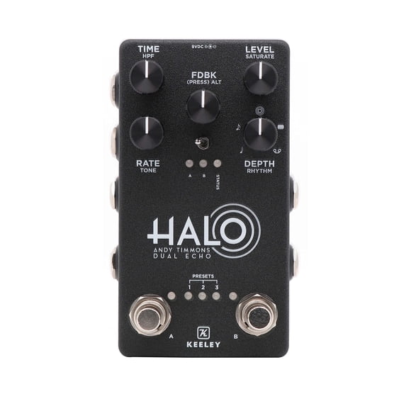 Pedal de efectos Keeley Halo Andy Timmons Dual Echo Khalo