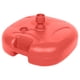 thumbnail image 1 of Soporte de sombrilla para exteriores, sombrilla llena de arena de agua Refugio solar Soporte de poste Reemplazo de servicio par , Rojo, 1 of 5