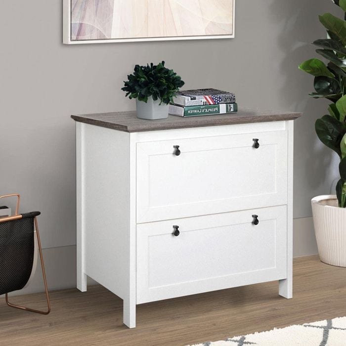 Muebles Santa Ana - Cajonera Cómoda Kardex White Gray Oak