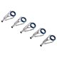 thumbnail image 4 of 5 piezas de cañas de pescar Guías Consejos Kit de reparación Spinning Casting Rod Tip Punta del anillo Tamaño 1, 4 of 5