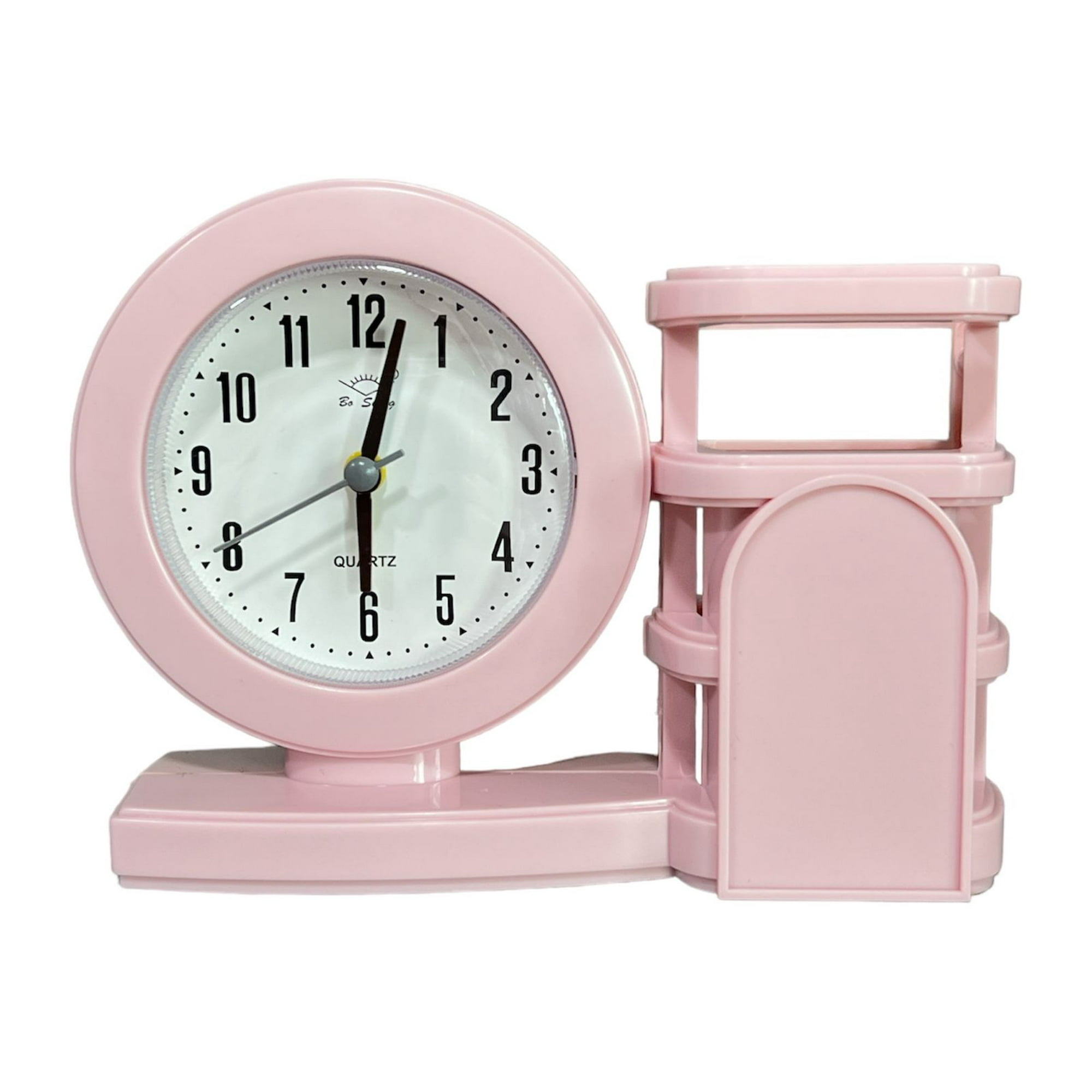 Oem - Reloj Despertador Reloj De Mesa Decorativo Con Porta Lapiz R
