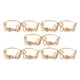thumbnail image 1 of 10 Piezas Servilletas Hebillas Adorno Redondo Decorativo Para Banquete Festivo KC Aureate, 1 of 5