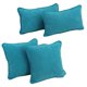 thumbnail image 1 of Set de Cojines Decorativos Blazing Needles Microsuede Azul Aqua 4 piezas, 1 of 1