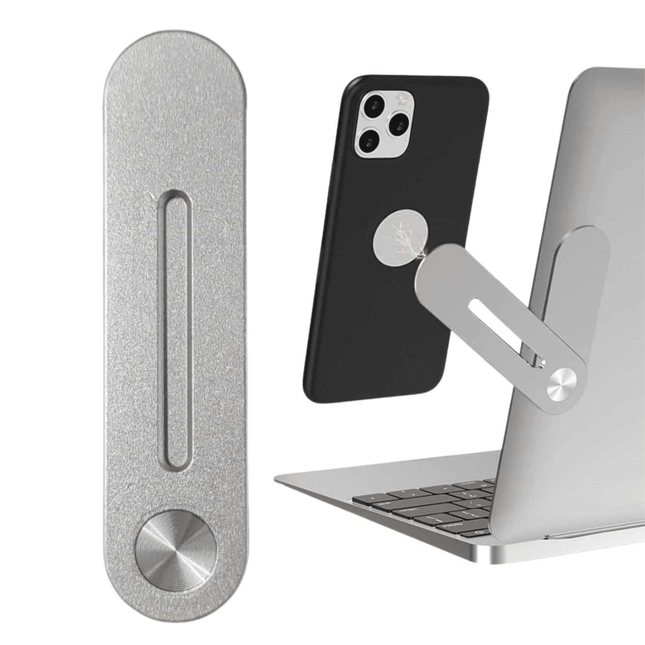 Genérica - Soporte De Celular Aluminio Magnetico Laptop Notebook Tablet